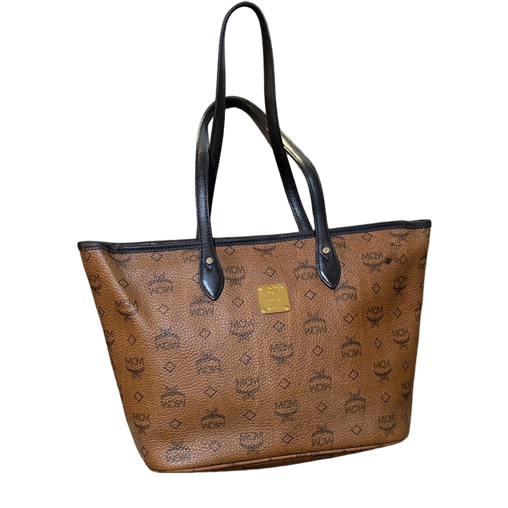 MCM Visetos Brown  Tote